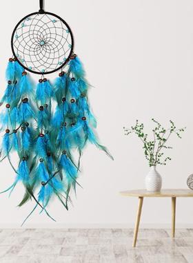 Light Blue Dreamcatcher Pendant Handme Beautiful Dream Cat