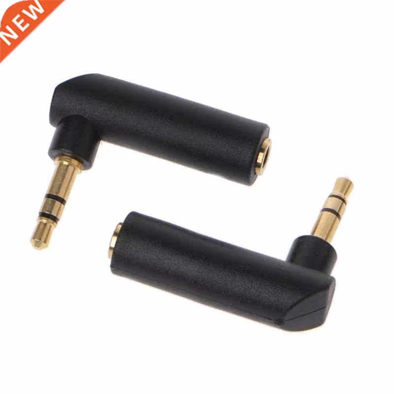 3 Pcs Gold Plated Right Angle 1/8