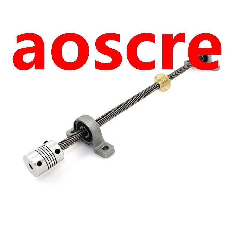 300Mm 8Mm T8 Lead Screw Set Lead Screw+ Copper Nut + Coupler