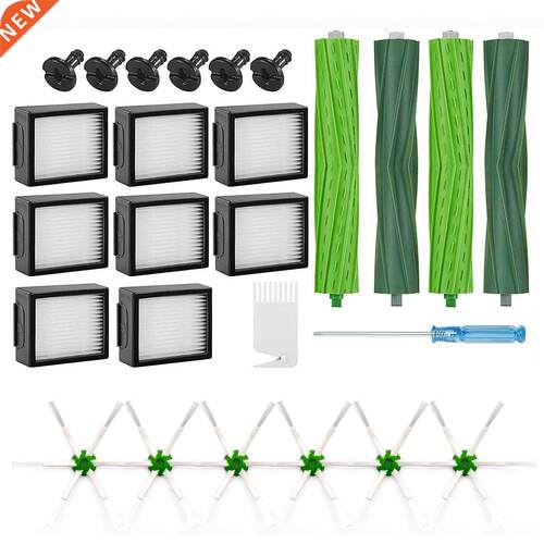 Vacuum Cleaner Kit Rolling Brushes Filters 6-arm Side Brush