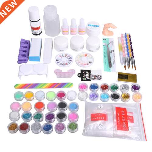 36 Color Nail Manicure Tools Acrylic Crystal UV Gel Nail Art