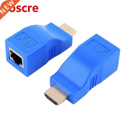 HDMI-Compatible Extender 30M Transmission Diance RJ45 to H