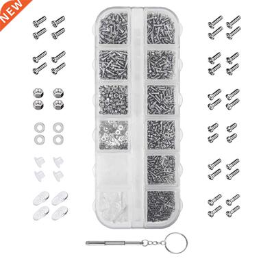 Mini Nails Nut Assortment Repair Tiny Screws Tool Set 1100Pc