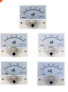 DC 85C1 μA Analog Current Meter Panel Dial Current Gauge