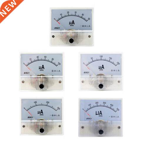 DC 85C1 μA Analog Current Meter Panel Dial Current Gauge
