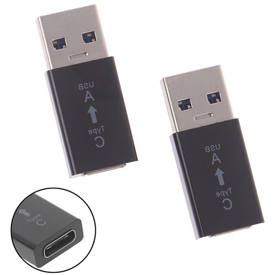 USB C Type C Female to Type A USB 3.0 Male Converter Connec