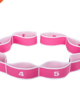 Yoga Pull Strap Stretching Band Loop Fitness Exercise Resist