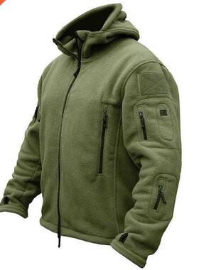 Military Man Fleece Camping Tactical Softshell Jacket Polart