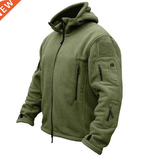 Military Man Fleece Camping Tactical Softshell Jacket Polart