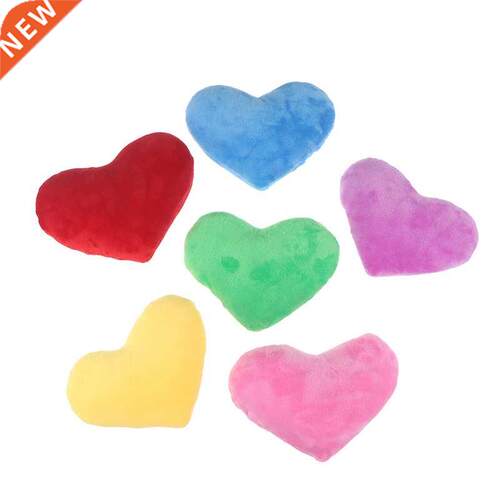 15CM Heart Shape Decorative Throw Pillow PP Cotton Soft Crea