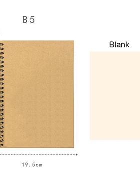 *A5 B5 Spiral Notebook Journal Drawing Notebook Daily Weekly