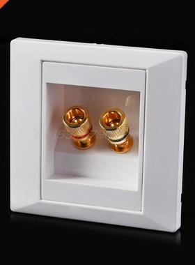 Wall Socket Audio Video Panel Speaker Junction Box Power Out
