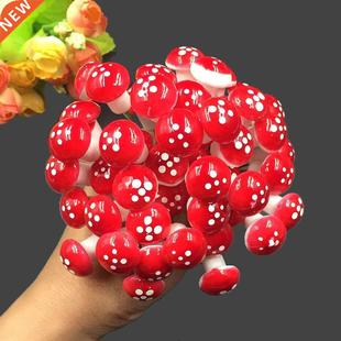 Artificial Mini Mushroom 30Pcs Fairy 2cm Miniatures Gard set