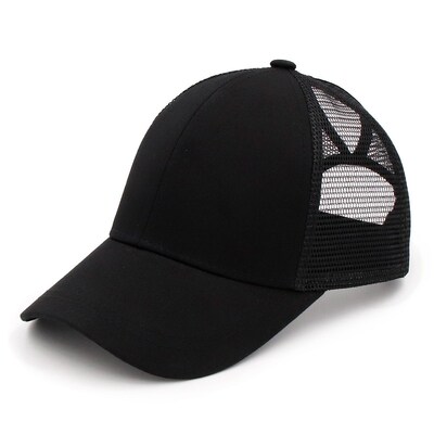 Summer Mesh Hats Woman Ponytail Baseball Cap Women Adjustabl