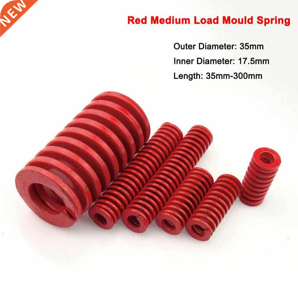 1Pcs Outer Dia 35mm Red Medium Load Mould Compression Spring