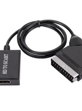 Portable HDMI-compatible toScart Cable Converter 720P / 1080
