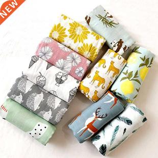 58x58cm Muslin cotton Baby Towels Scarf Swaddle bath Towel N