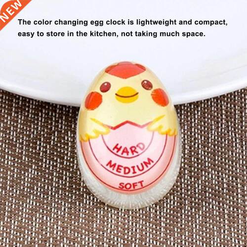 Egg Timer Resin Boiled Egg Cooker Color Changing Cooking Tem