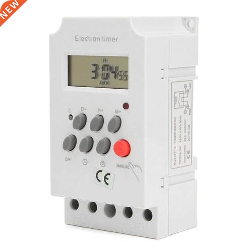 AC 220V 25A KG316T-II Din Rail Programmable Timer Lcd Displa