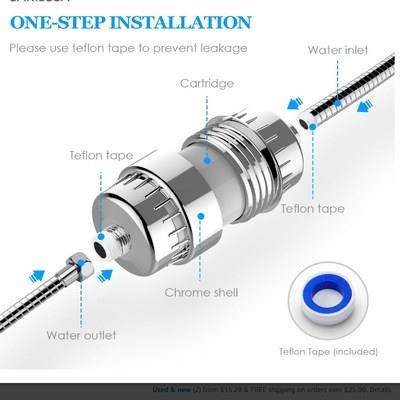 10-15 Layers ABS Water Filter Set for Household Shower Water