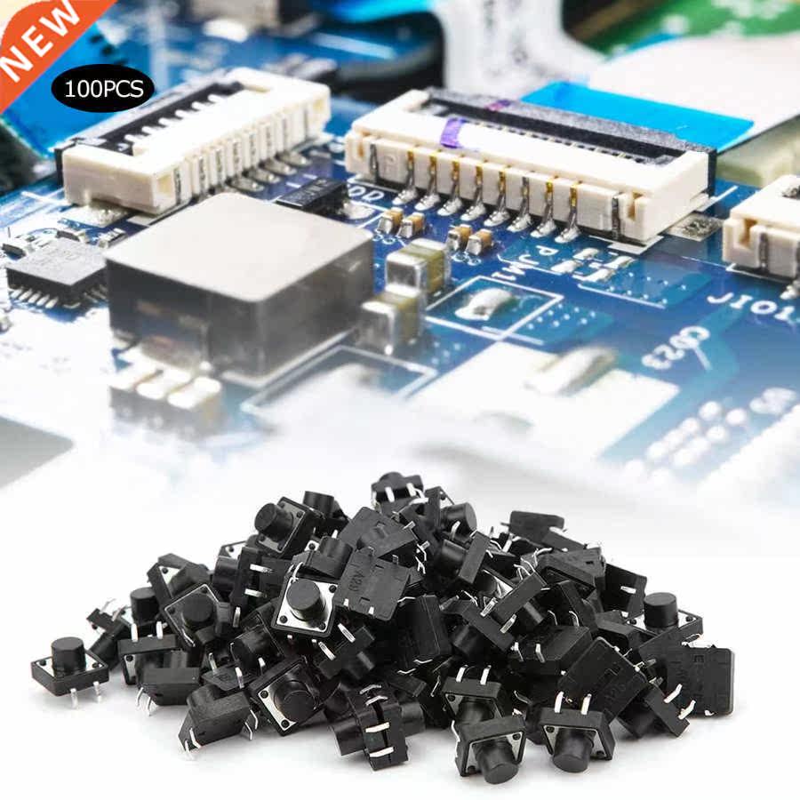 100PCs Momentary Tactile Button Switch Industrial Supply Eng