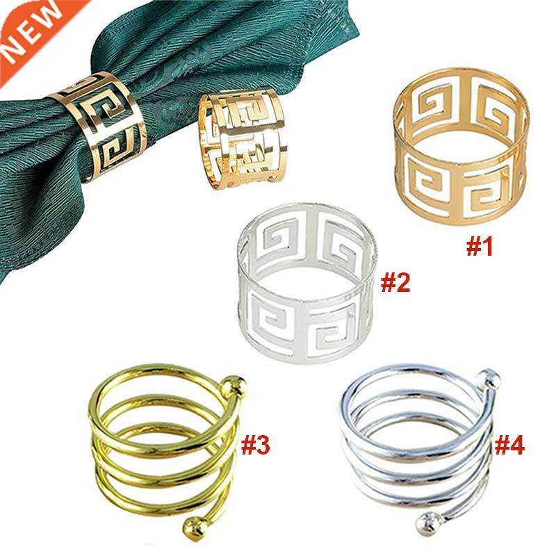 6pcs Serviette Rings Napkin Holder West Dinner Towel Napkin