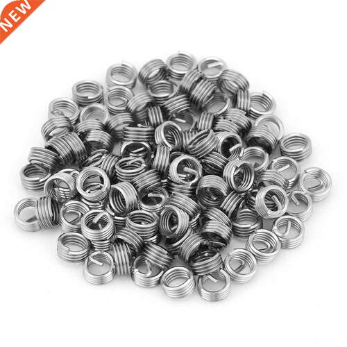 100pcs M6 Screws Thread nserts Coled Wre Helcal Screw Th
