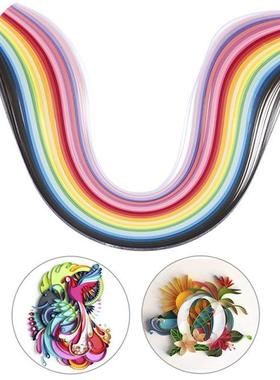 260 Stripes quilling paper 5mm width mixed color 适用于 diy