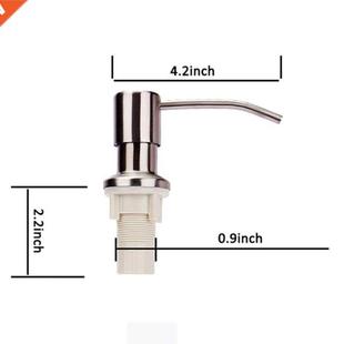 Soap Dispenser Kit with Extension Tube Cap PP Ball Stainles