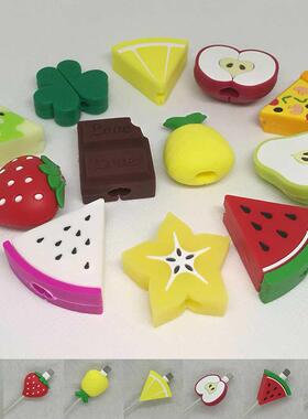 Cartoon Fruit Mobile Phone USB Cable Protector Data Cable Pr