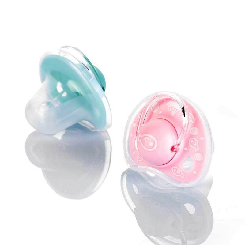 2022 New Silicone Baby Pacifier And Lids Cute Infant Nipple