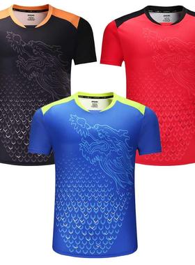 New CHINA Dragon tale tennis shirts Men , ping pong sport s