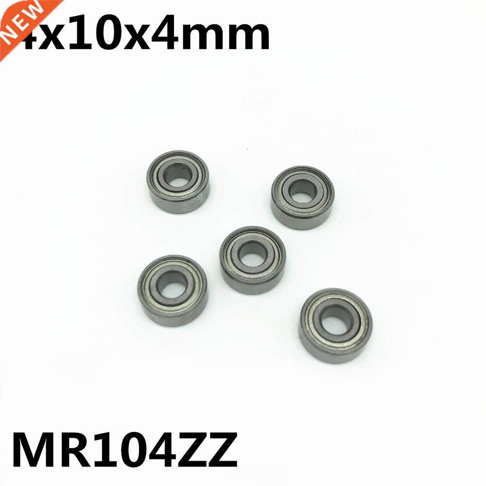 10Pcs MR104ZZ L-1040ZZ 4x10x4 mm Deep groove ball bearng M