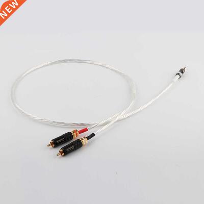 Odin 4 cores Silver Plated Wire 2RCA to .5mm Audio Cable Hi
