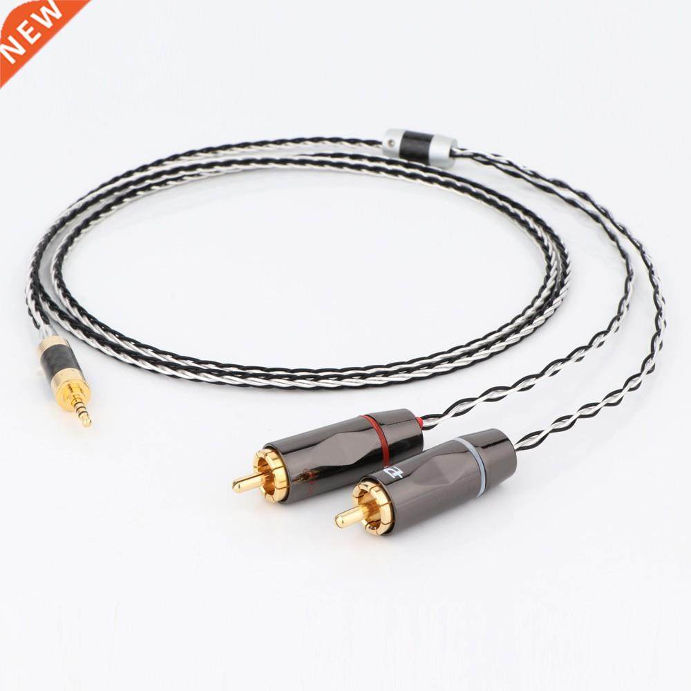 Preffair 1PC Hifi 2.5mm TRRS Balanced to 2 RCA Male Cable Fo