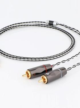Preffair 1PC Hifi 2.5mm TRRS Balanced to 2 RCA Male Cable Fo