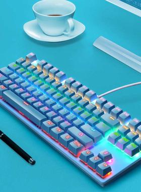 Mechanical Keyboard Colorful Backlit Computer Accessory Typi