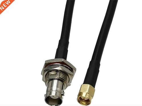 1pcs RG58 SMA Male Plug to BNC Female Jack Bulkhead RF Coaxi
