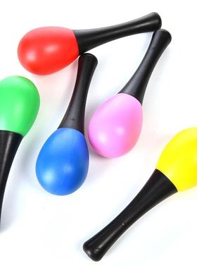 2Pcs Plastic Sand Hammer Maraca Rattle Shaker Kids Musical I