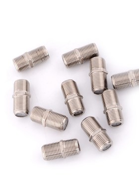 Aluminium Alloy Joiner Barrels Connector F Plug Coupler Adap