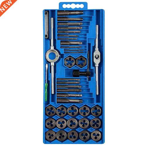 40pcs Metric Tap Wrench Tip and Die Set M3-M12 Screw Thread
