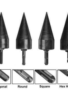 5PCS Firewood Log Splitter Machine Drill Bit Kit Wood Splitt