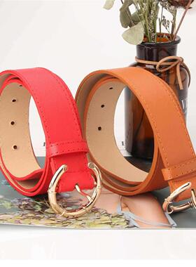 New female leather elt Casual jeans decorative elts Women