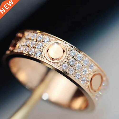2022 latest love ring with free gift box luxury exquisite zi