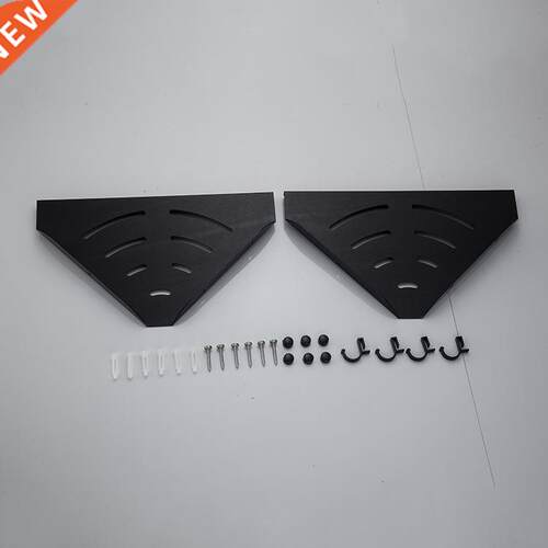 Space Aluminum Black Shower Hanging Shelves Corner Wall Stor