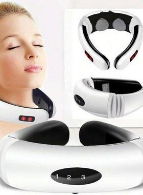 Rechargeable Electric Neck Massager Pulse Back Power Control