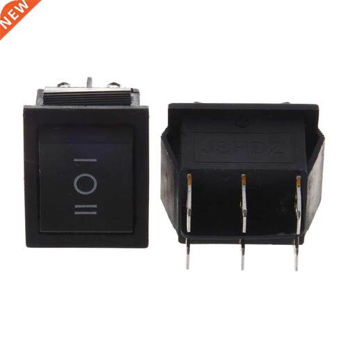 2pcs 6 Pin DPDT ON-OFF-ON 3 Position Snap in Rocker Switch 1