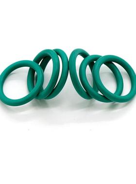 Wire Dia 2mm Green FKM Fluorine Rubber O Ring Oil Sealing Ga