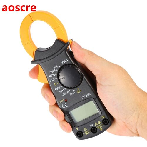 Portable DT-3266L Digital Clamp Meter Multimeter Current Cla