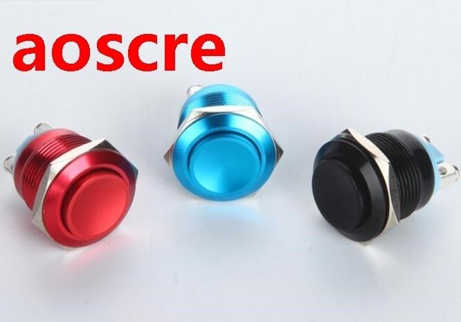 19mm metal button switch access switch high head round start